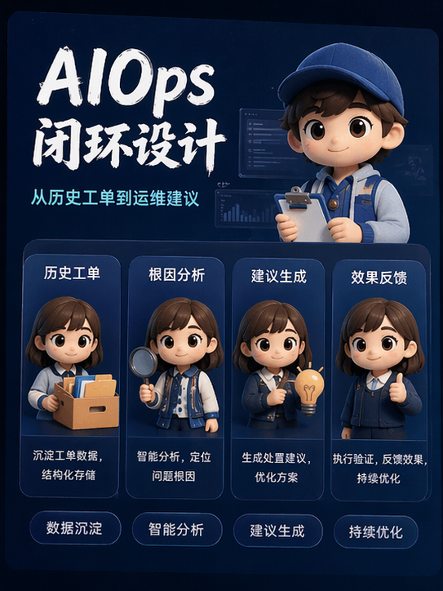 AIOps 闭环设计：从历史工单到运维建议